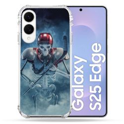 Coque Renforcée Pour Samsung Galaxy S25 EDGE Sport Hockey Squelette