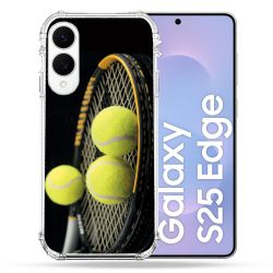 Coque Renforcée Pour Samsung Galaxy S25 EDGE Sport Tennis Balls