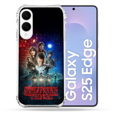 Coque Renforcée Pour Samsung Galaxy S25 EDGE Stranger Things Affiche 1