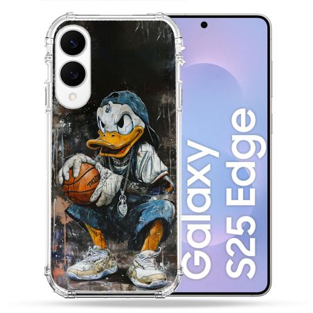 Coque Renforcée Pour Samsung Galaxy S25 EDGE Street Art Donald Duck