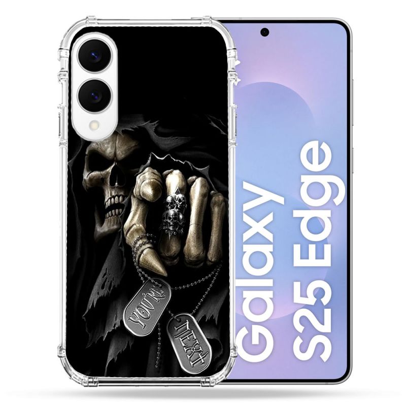 Coque Renforcée Pour Samsung Galaxy S25 EDGE Tete de Mort Your Next
