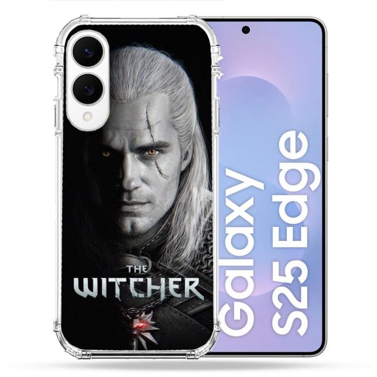 Coque Renforcée Pour Samsung Galaxy S25 EDGE The Witcher Noir