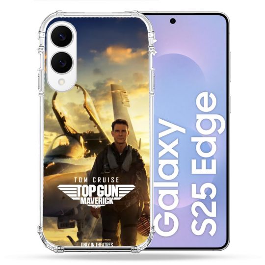 Coque Renforcée Pour Samsung Galaxy S25 EDGE Top Gun