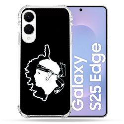 Coque Renforcée Pour Samsung Galaxy S25 EDGE Voyage Corse Noir