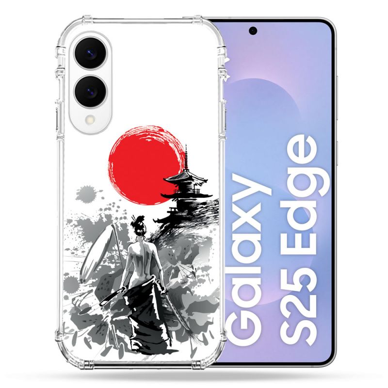 Coque Renforcée Pour Samsung Galaxy S25 EDGE Voyage Japon Femme
