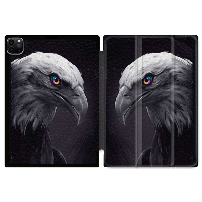 Coque Renforcée Pour Ipad Pro 11 M4 2024 Animal Aigle Royal Noir