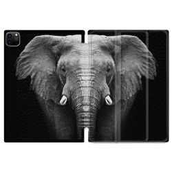 Coque Renforcée Pour Ipad Pro 11 M4 2024 Animal Elephant Noir