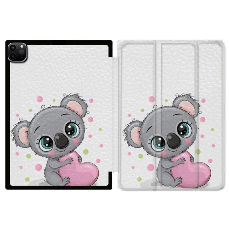 Coque Renforcée Pour Ipad Pro 11 M4 2024 Animal Koala Cœur