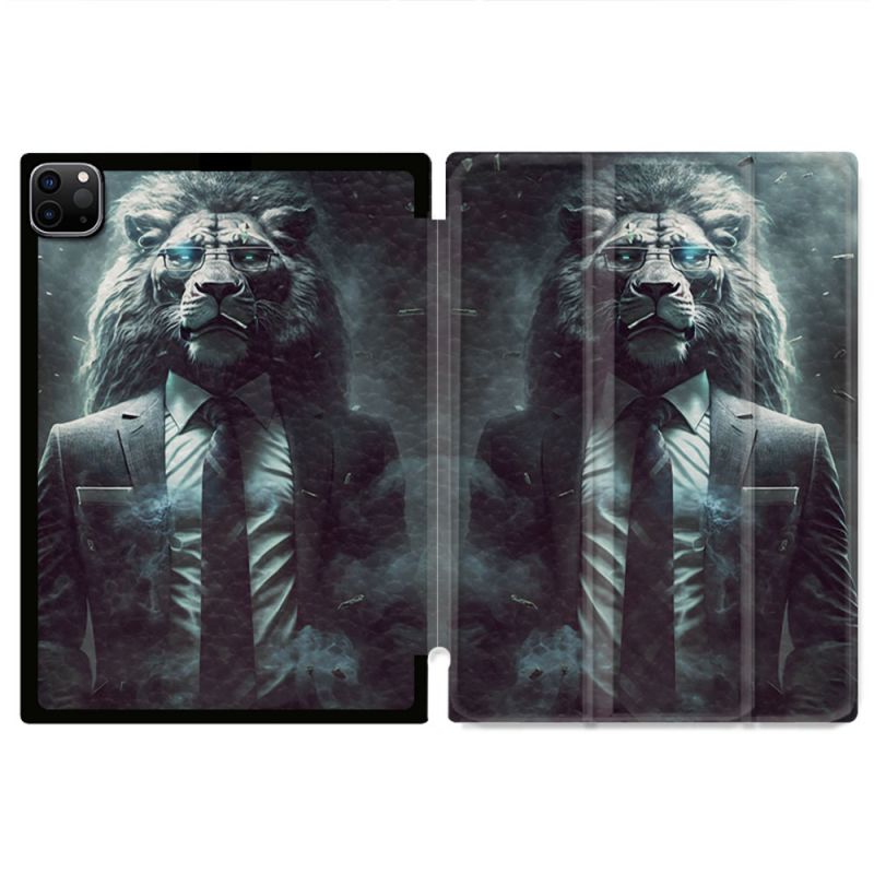Coque Renforcée Pour Ipad Pro 11 M4 2024 Animal Lion Business