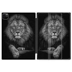 Coque Renforcée Pour Ipad Pro 11 M4 2024 Animal Lion Majestueux