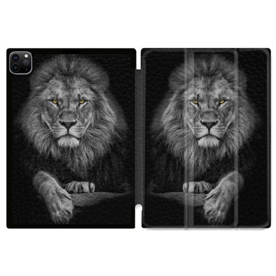 Coque Renforcée Pour Ipad Pro 11 M4 2024 Animal Lion Majestueux