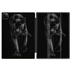 Coque Renforcée Pour Ipad Pro 11 M4 2024 Animal Panthère Noire