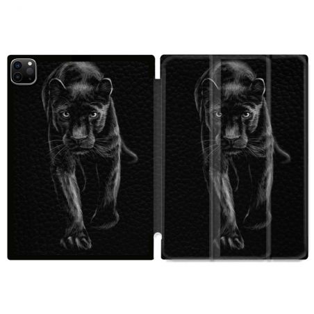 Coque Renforcée Pour Ipad Pro 11 M4 2024 Animal Panthère Noire