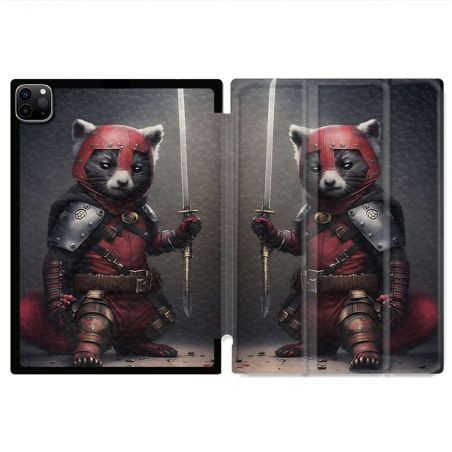 Coque Renforcée Pour Ipad Pro 11 M4 2024 Animal Raton Samouraï