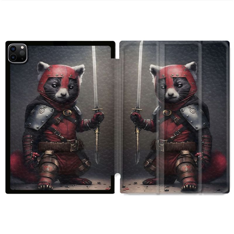 Coque Renforcée Pour Ipad Pro 11 M4 2024 Animal Raton Samouraï