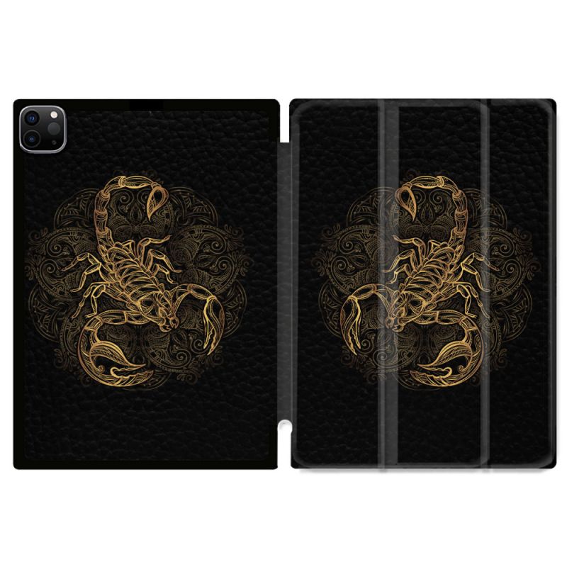 Coque Renforcée Pour Ipad Pro 11 M4 2024 Animal Scorpion Fresque