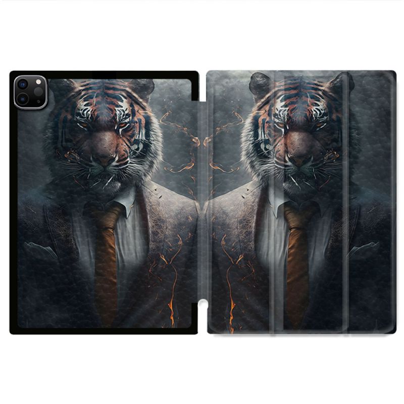 Coque Renforcée Pour Ipad Pro 11 M4 2024 Animal Tigre Business
