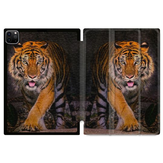 Coque Renforcée Pour Ipad Pro 11 M4 2024 Animal Tigre Jungle