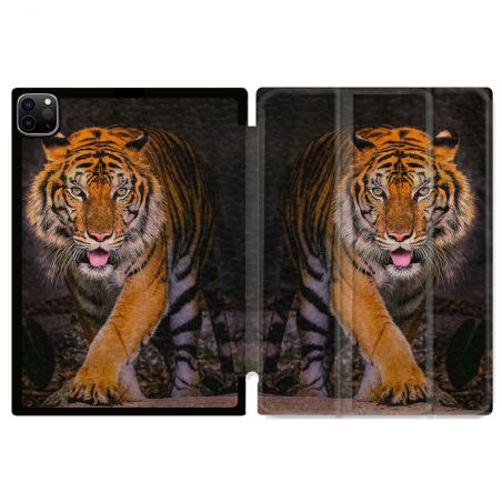 Coque Renforcée Pour Ipad Pro 11 M4 2024 Animal Tigre Jungle