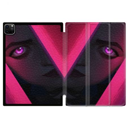 Coque Renforcée Pour Ipad Pro 11 M4 2024 Arcane Jinx Rose
