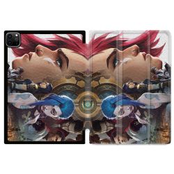 Coque Renforcée Pour Ipad Pro 11 M4 2024 Arcane Jinx Sœur