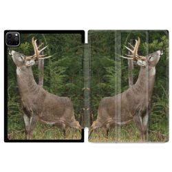 Coque Renforcée Pour Ipad Pro 11 M4 2024 Chasse Cerf