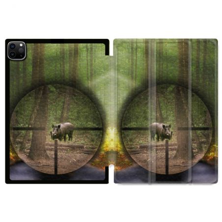 Coque Renforcée Pour Ipad Pro 11 M4 2024 Chasse Sanglier Viseur