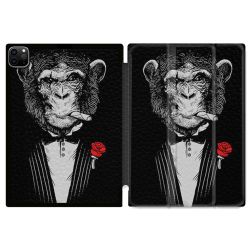 Coque Renforcée Pour Ipad Pro 11 M4 2024 Decale Singe Mafia