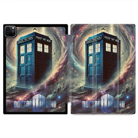 Coque Renforcée Pour Ipad Pro 11 M4 2024 Dr Who Tardis Univers