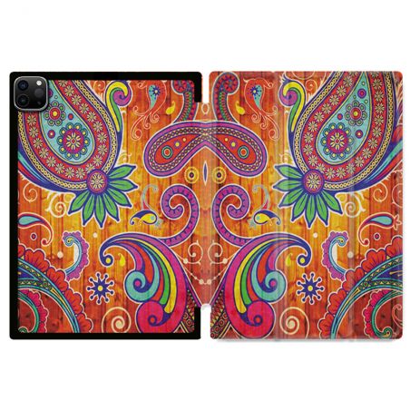 Coque Renforcée Pour Ipad Pro 11 M4 2024 Fleur Psychedelic
