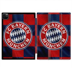 Coque Renforcée Pour Ipad Pro 11 M4 2024 Foot Bayern Munich Carreaux