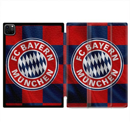 Coque Renforcée Pour Ipad Pro 11 M4 2024 Foot Bayern Munich Carreaux