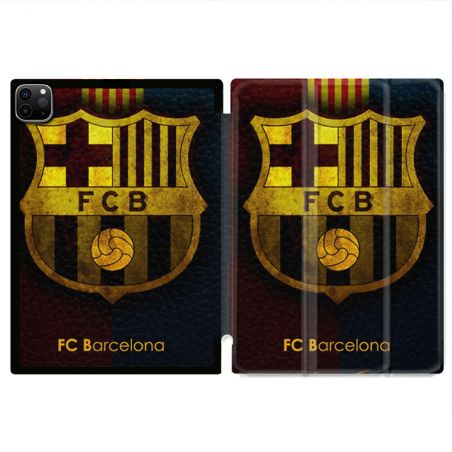 Coque Renforcée Pour Ipad Pro 11 M4 2024 Foot FC Barcelone Vintage
