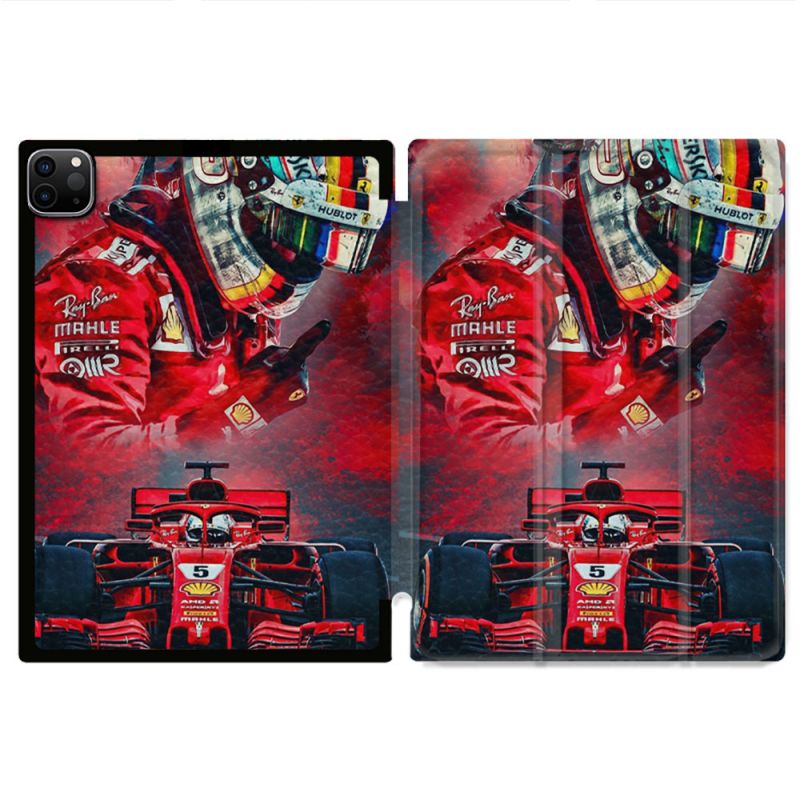 Coque Renforcée Pour Ipad Pro 11 M4 2024 Formule 1 F1 Ferrari