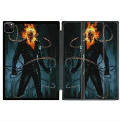 Coque Renforcée Pour Ipad Pro 11 M4 2024 Ghost Rider