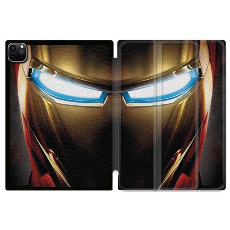 Coque Renforcée Pour Ipad Pro 11 M4 2024 Iron Man Casque