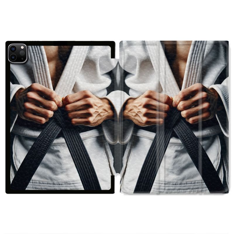 Coque Renforcée Pour Ipad Pro 11 M4 2024 Kimono Ceinture