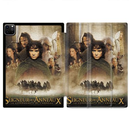 Coque Renforcée Pour Ipad Pro 11 M4 2024 Le seigneur Des Anneaux Affiche