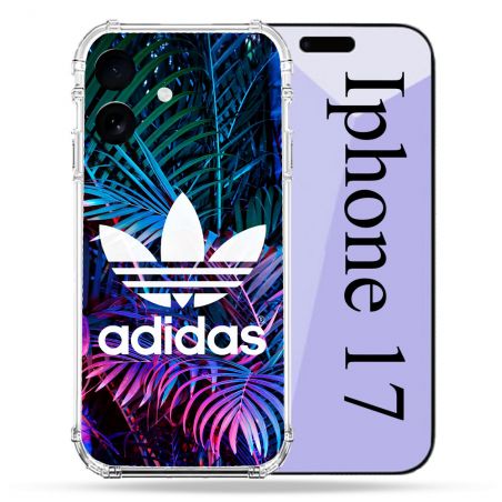 Coque Renforcée Pour Iphone 17 Adidas Palmier