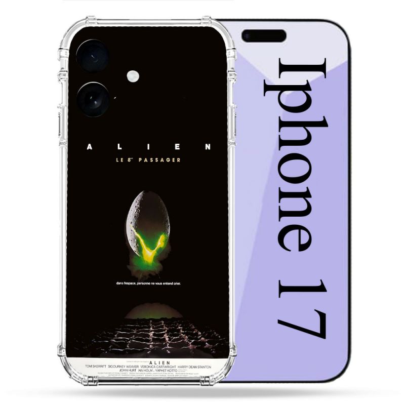 Coque Renforcée Pour Iphone 17 Alien Affiche