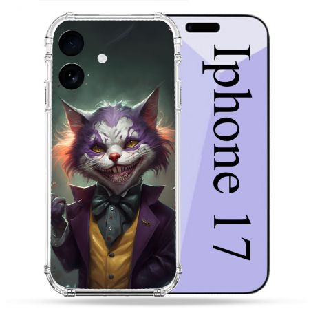 Coque Renforcée Pour Iphone 17 Animal Chat Joker