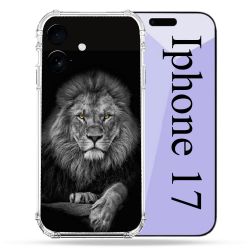 Coque Renforcée Pour Iphone 17 Animal Lion Majestueux