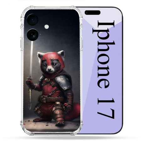 Coque Renforcée Pour Iphone 17 Animal Raton Samouraï