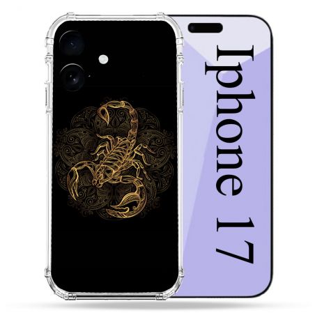 Coque Renforcée Pour Iphone 17 Animal Scorpion Fresque