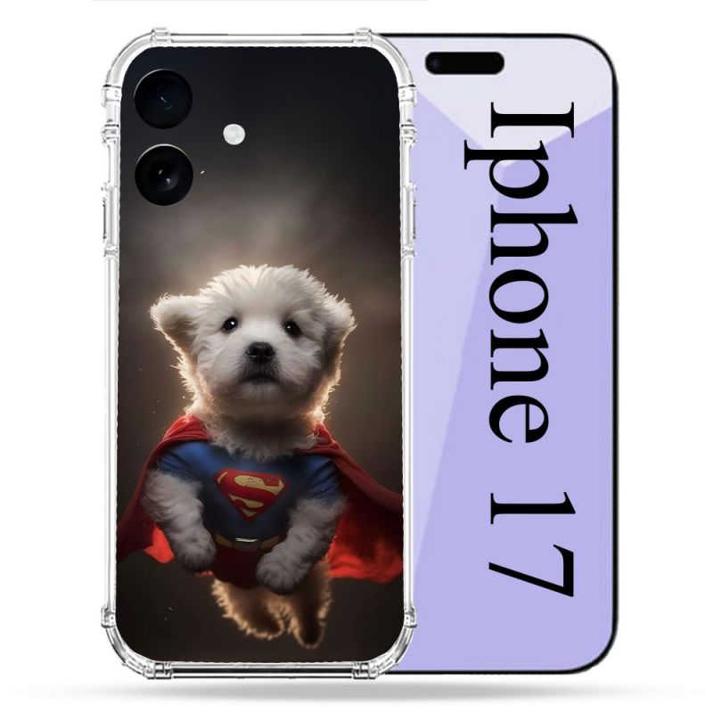 Coque Renforcée Pour Iphone 17 Animal Super Chien