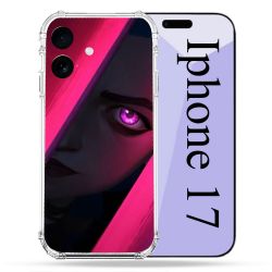 Coque Renforcée Pour Iphone 17 Arcane Jinx Rose