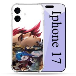 Coque Renforcée Pour Iphone 17 Arcane Jinx Sœur
