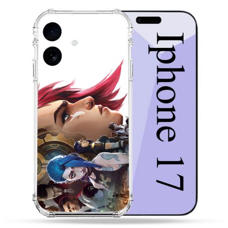 Coque Renforcée Pour Iphone 17 Arcane Jinx Sœur
