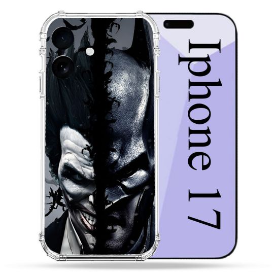 Coque Renforcée Pour Iphone 17 Batman Joker