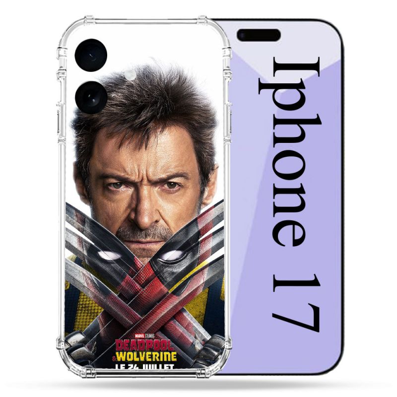 Coque Renforcée Pour Iphone 17 Deadpool Affiche
